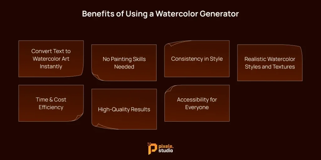 Benefits of Using a Watercolor Generator